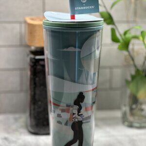 NEW STARBUCKS + LOU 2024 Black History Month DAMON BROWN Tumbler 24oz